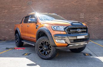 FORD RANGER ASSAULT GLOSS BLACK MILLED ACCENTS